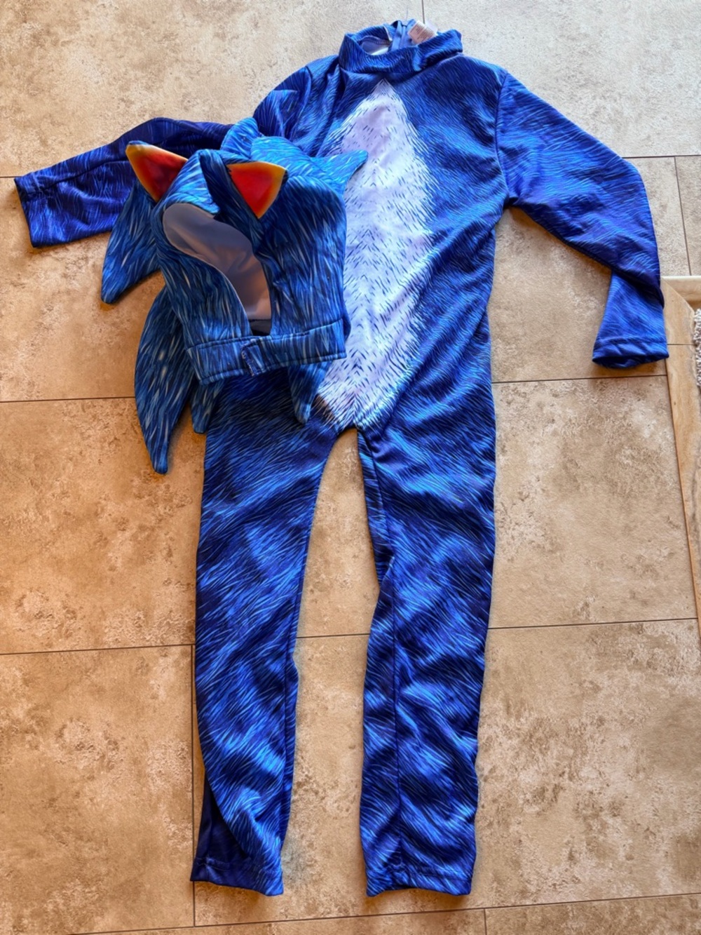 Sonic the Hedgehog Costume - 2 piece
